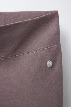 ZARA РАСКЛЕШЕННЫЕ ЛЕГИНСЫ, ПУДРОВО-РОЗОВЫЙ