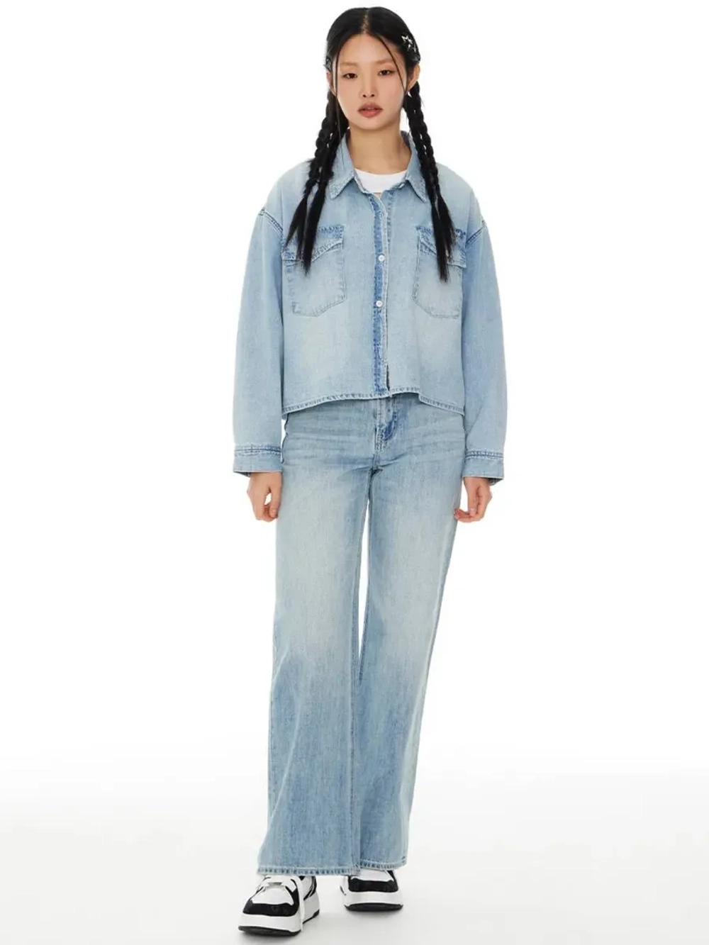 Джинсовые брюки