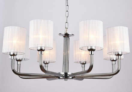 Подвесная люстра ILLUMICO  IL1256-8PPA-29 CR Romei