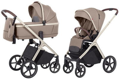 Коляска 2 в 1 Carrello Vector CRL-6550 Walnut Beige