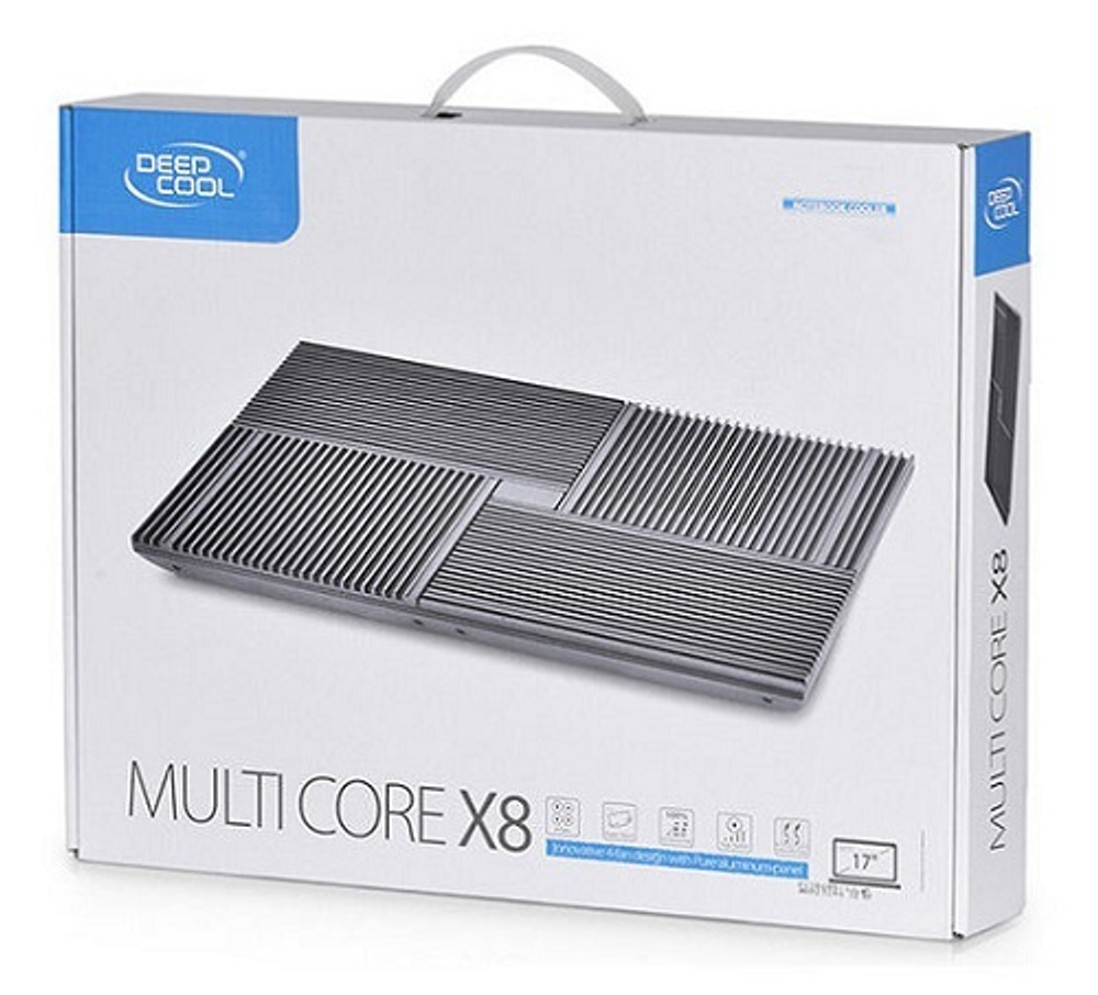 Подставка для ноутбука с охлаждением Deepcool MULTICOREX8