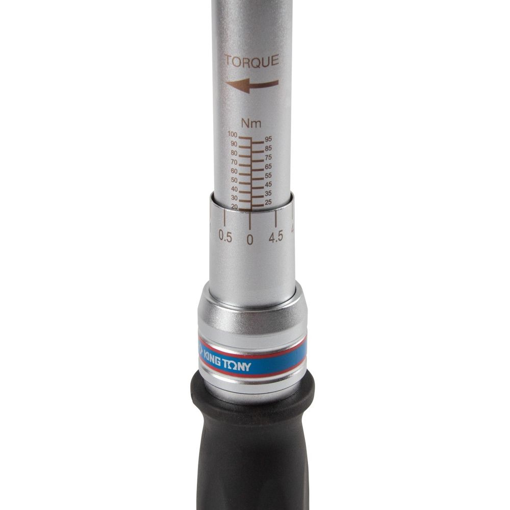 KING TONY (34522-1DG) Динамометрический ключ серии "FIT", 14х18 мм, 20-100 Нм, футляр