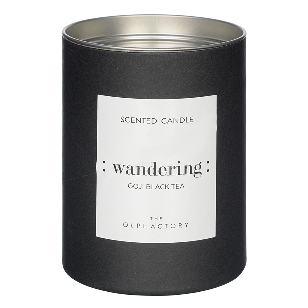 Свеча ароматическая the olphactory, wandering black, Ягоды годжи (новая), 40 ч
