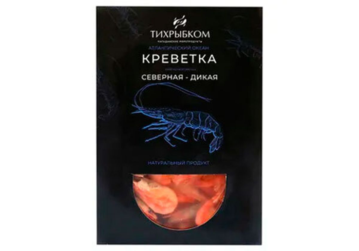 Креветка северная дикая, 400г