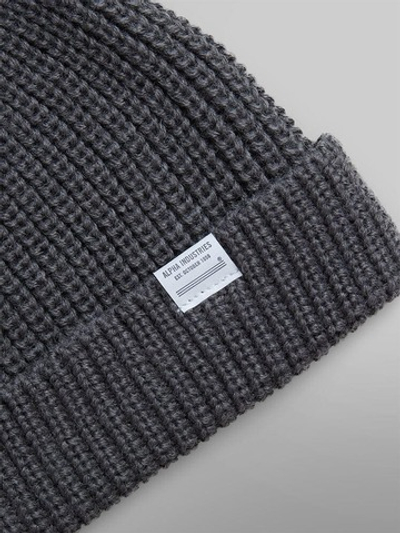 Шапка - Alpha Essential Watch Cap (medium charcoal - т.серый)