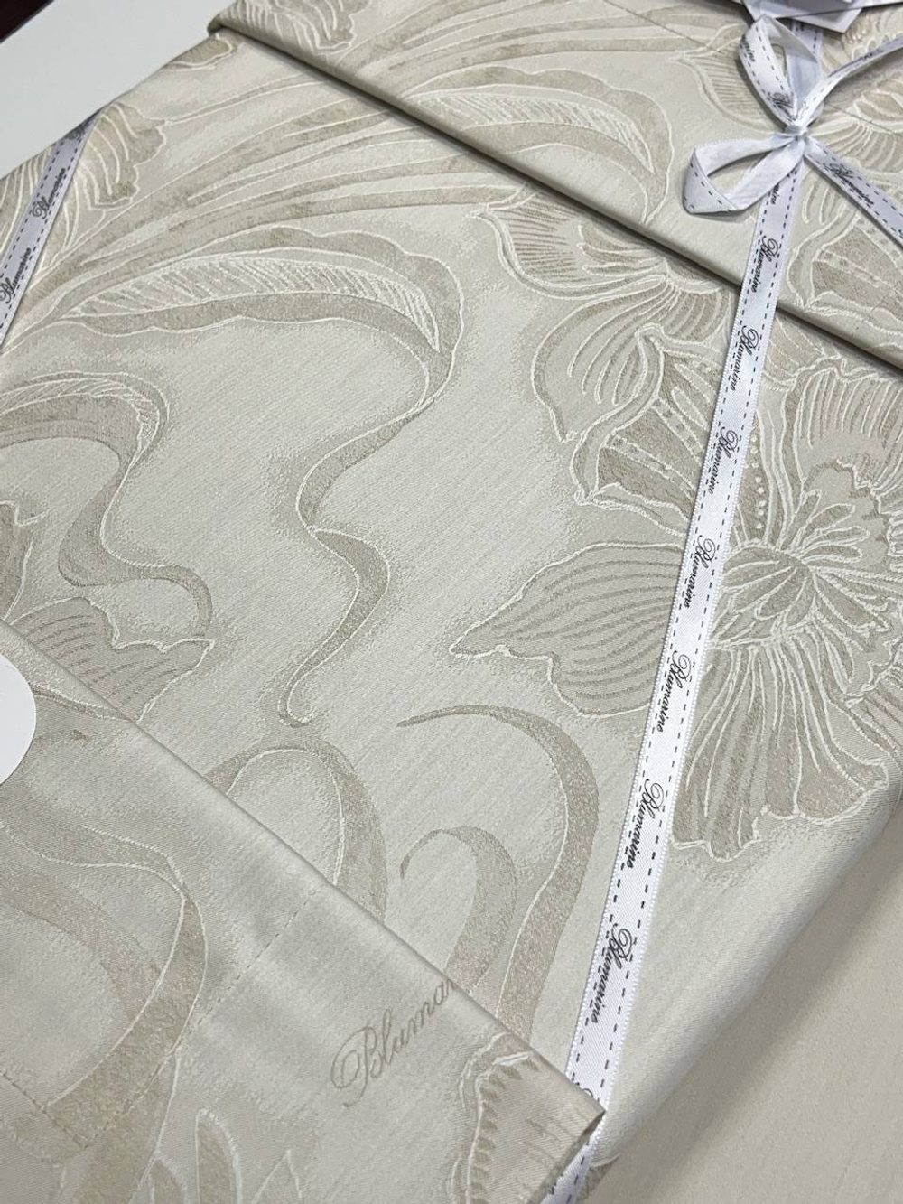 Постельное белье 2 спальное евро макси Blumarine Laperla Sahara светло-бежевое