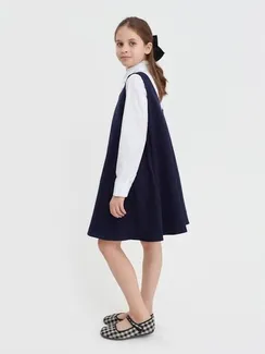 Сарафан для девочки MINAKU, цвет синий, рост 122 см