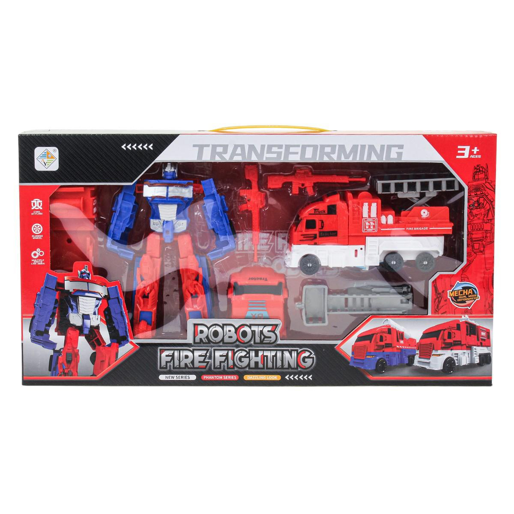 Трансформер-робот, коробка HY-6666