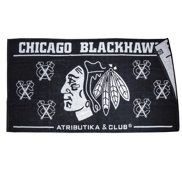 Полотенце  махровое 450Г/М2 CHIGAGO BLACKHAWKS