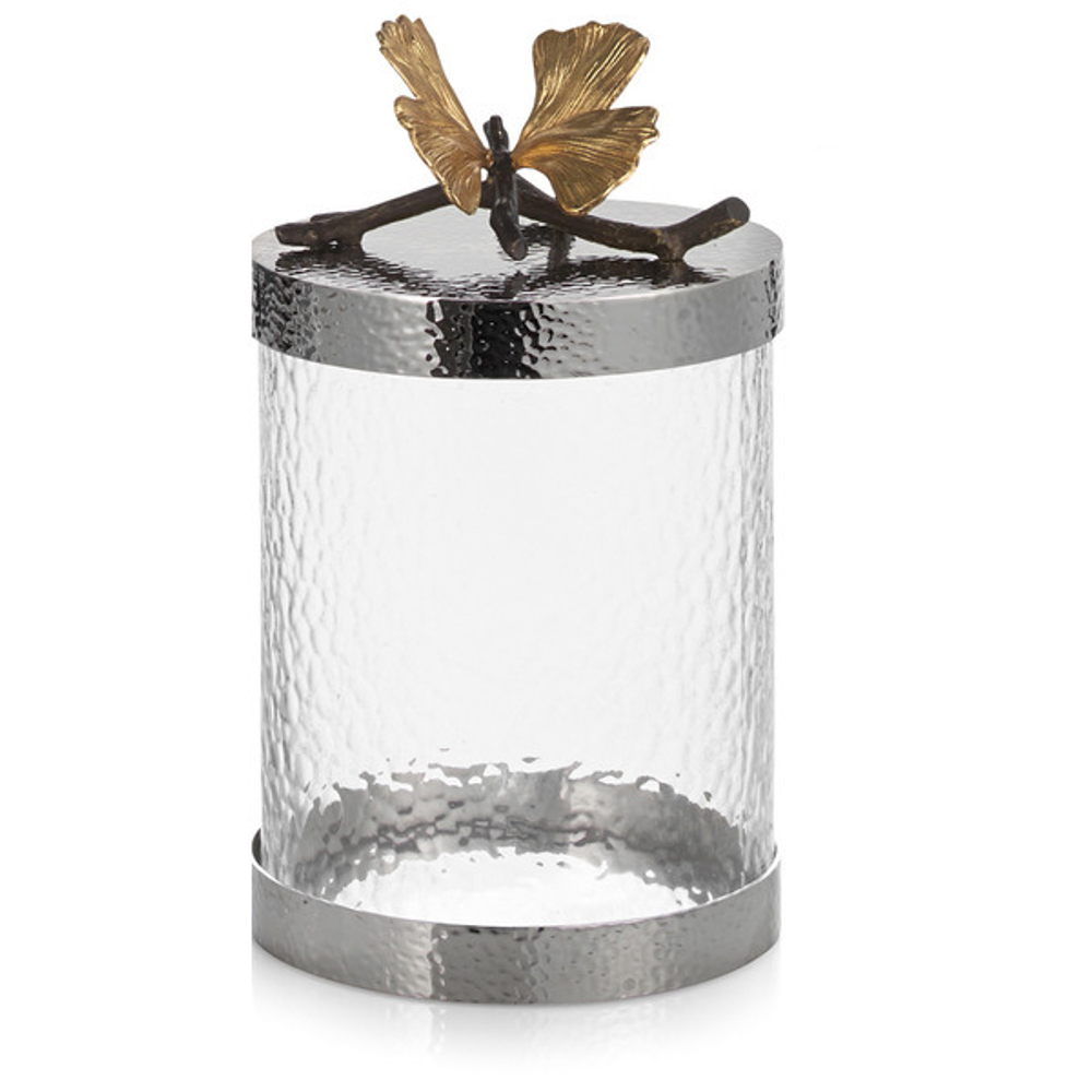 Банка для сыпучих продуктов 22см Michael Aram Бабочки гинкго