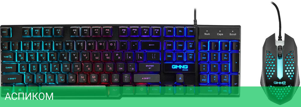 Набор периферии Oklick 400GMK черный (1546779)