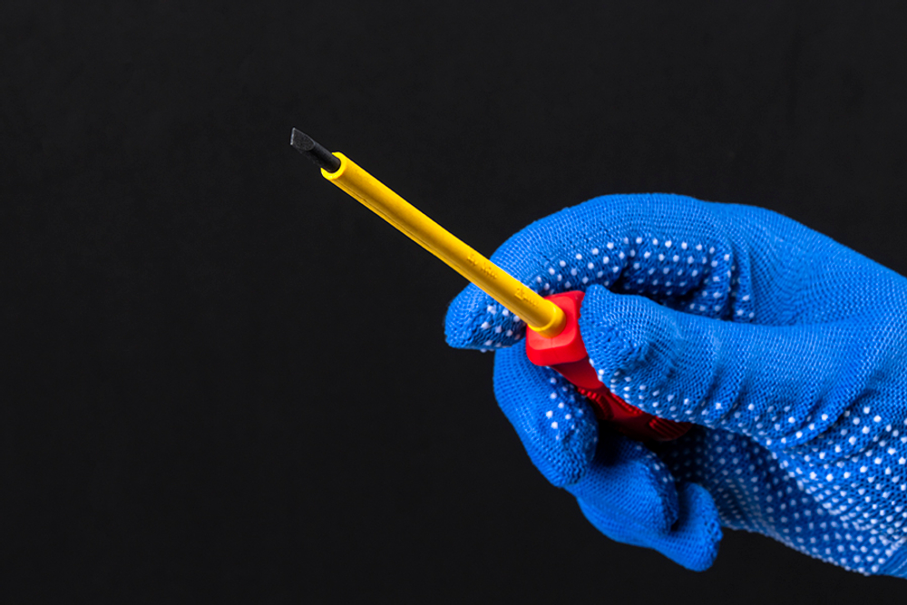 Отвертка шлицевая, Hans, 0818M3-4