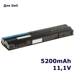Аккумулятор iBatt 5200mAh для ноутбуков Dell 2P2MJ, 4NW9, 71R31, 8858X, M5Y0X
