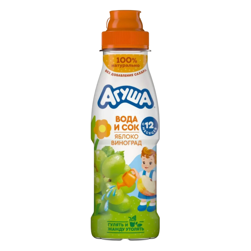 Вода и Сок "Агуша" 0,3л