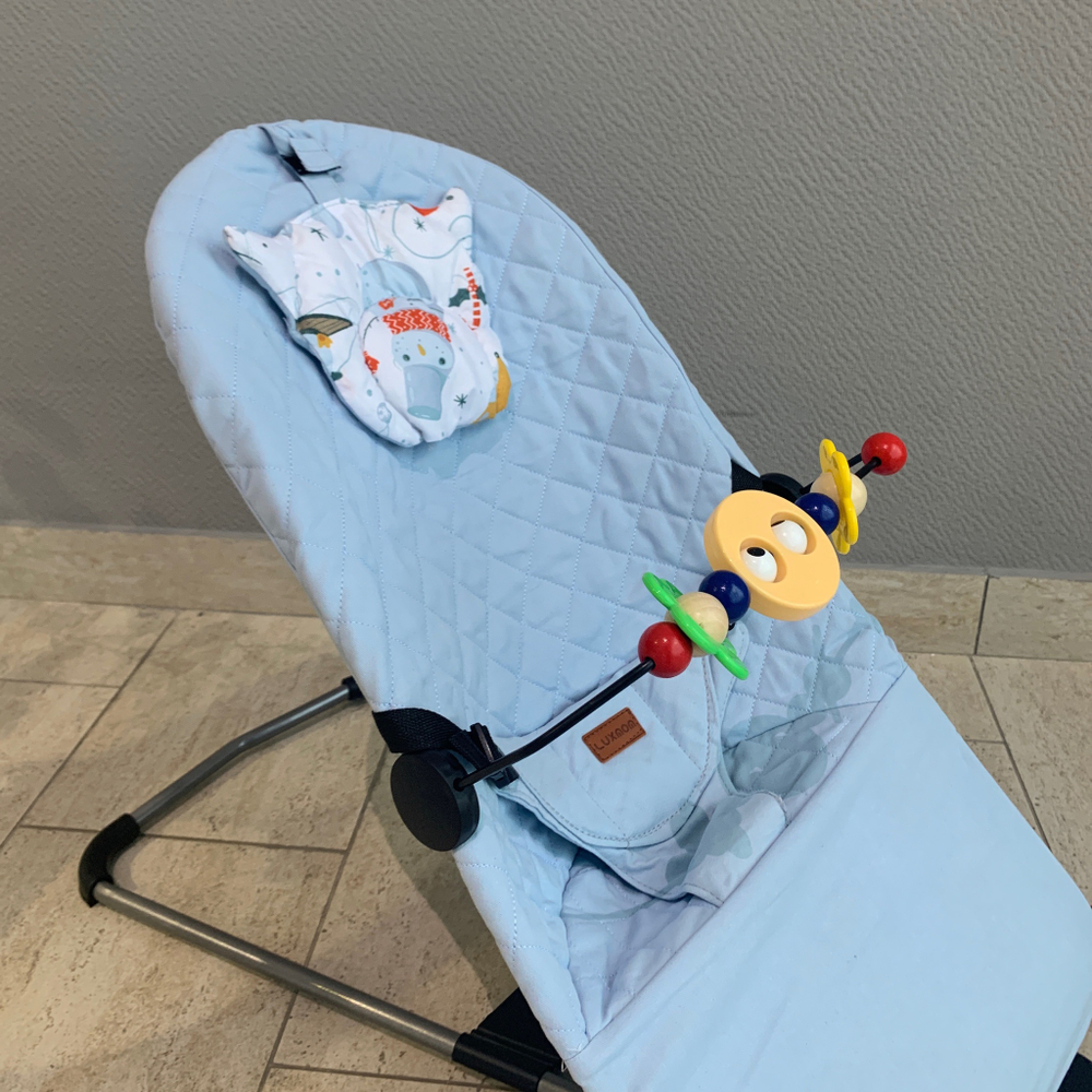 Шезлонг LM - 121 Голубой