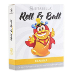 Стимулирующий презерватив-насадка Roll & Ball Banana
