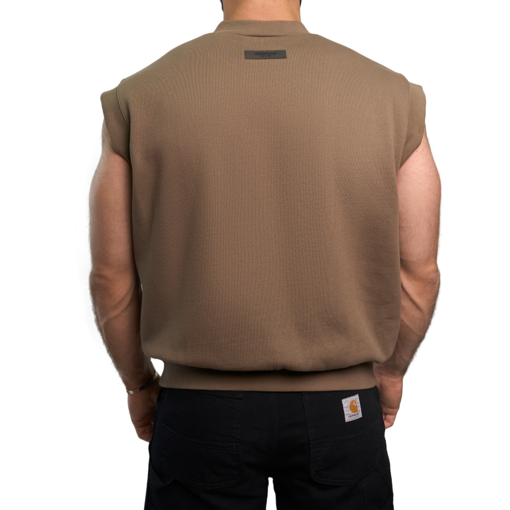 Fear Of God Essentials V-Neck Vest "Wood"