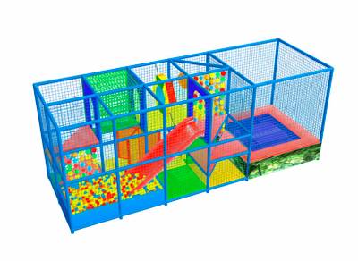 Детский уличный игровой лабиринт с крышей «ДжунглиЛэнд» 7,38×2,46×3,1 м