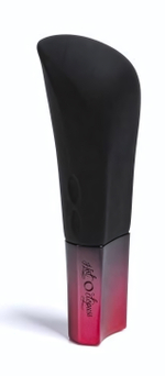 Черный ультрамощный вибромассажер AMO - 10 см. (Цвет: черный)