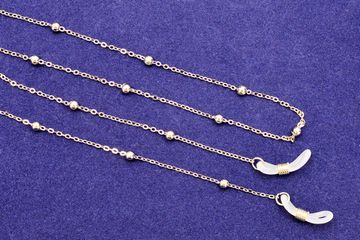 Цепочка плетение Перлина серая WH034, 70 см, 1шт