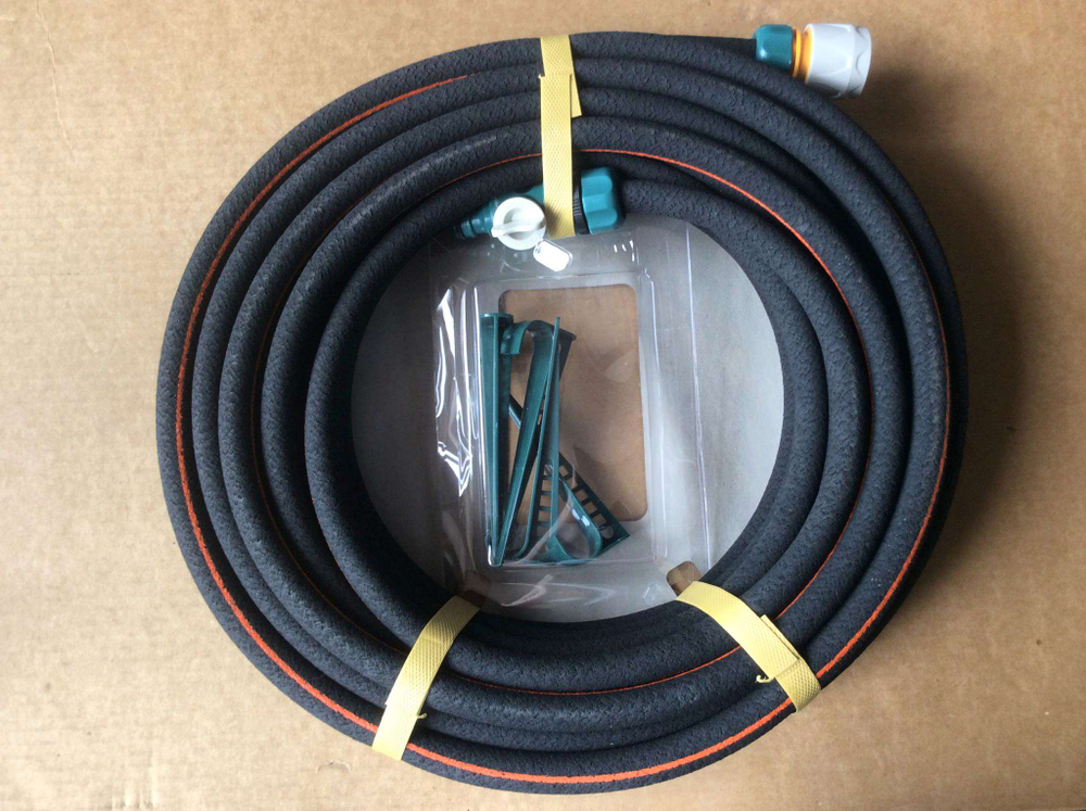 Шланг сочащийся Masterprof 1/2" 15м в комплекте с фитингами