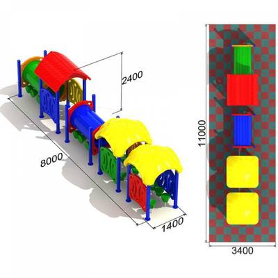 Детский игровой комплекс «Парковый Маршрут»