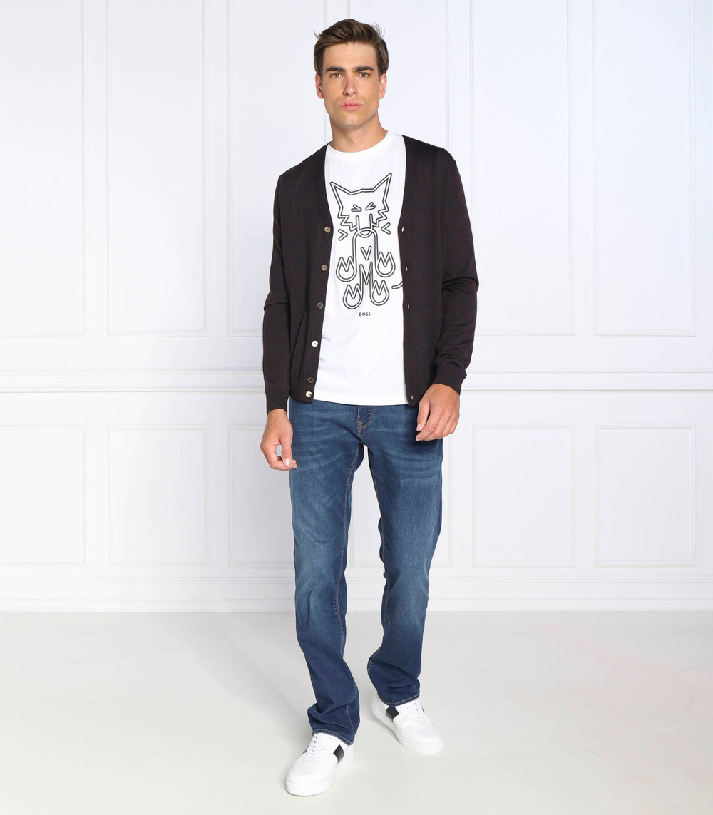 джинсы maine3 BOSS BLACK - голубой(50477978)