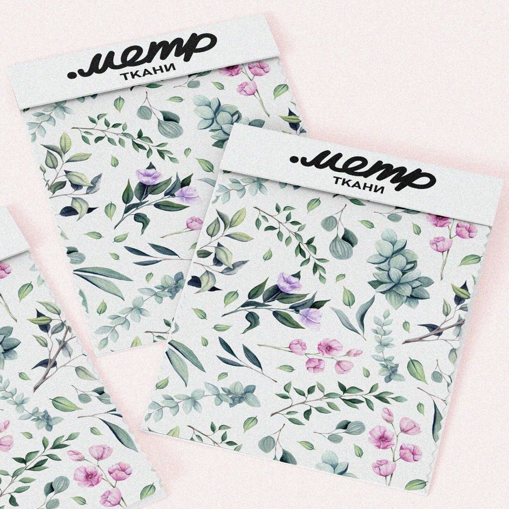 Ткань атлас мечтательный и нежный цветок