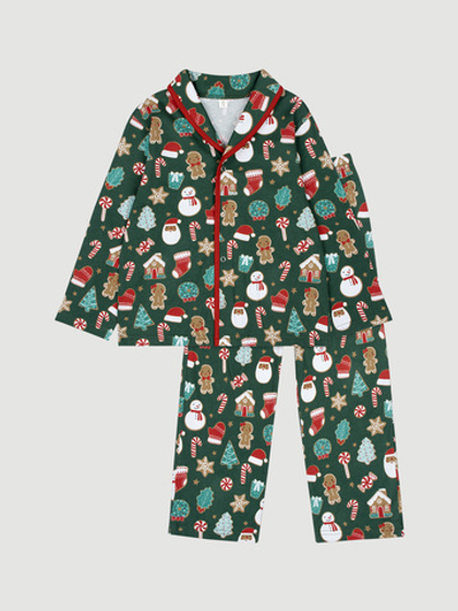 Пижама с воротником Mjölk Имбирный пряник