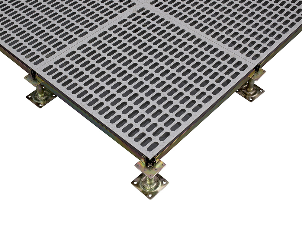 ТМС Панель фальшпола стальная вентиляционная - 35%, покрытие HPL (1,2 мм), 600х600 мм