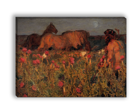 "К ночи", Врубель М. А., картина для интерьера (репродукция)