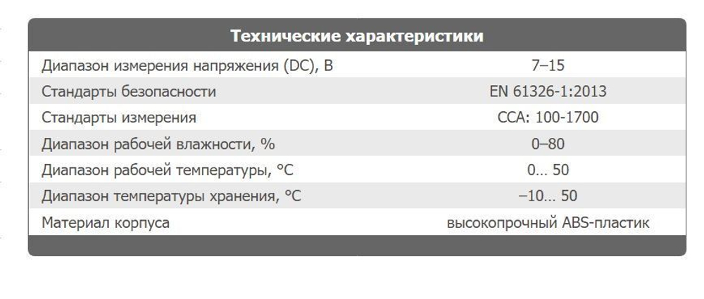 Тестер аккумуляторный Ermenrich Zing AL30