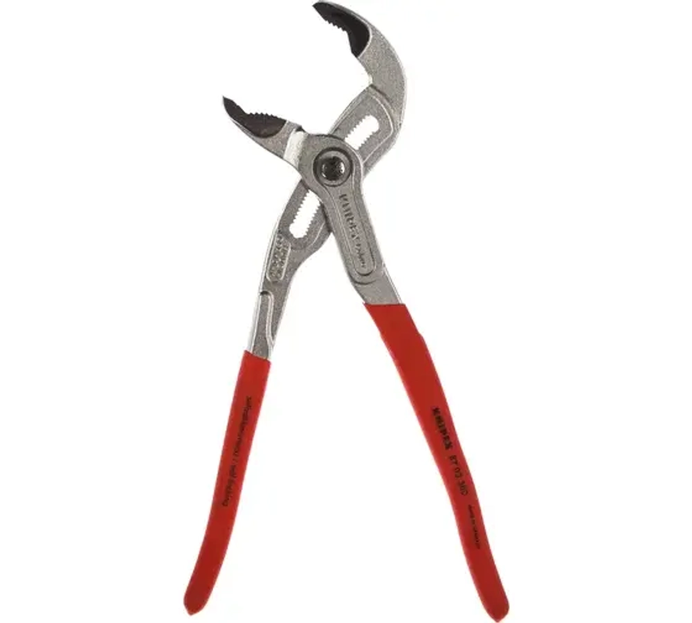 KNIPEX COBRA клещи переставные, 70 мм (2 3/4"), под ключ 60 мм, 300 мм, хром, 1К ручки, шт