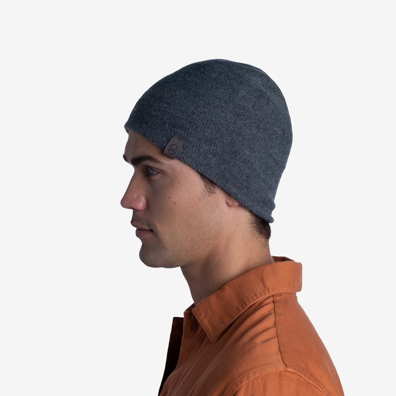 Вязаная шапка Buff Hat Knitted Lekey Grey Фото 5