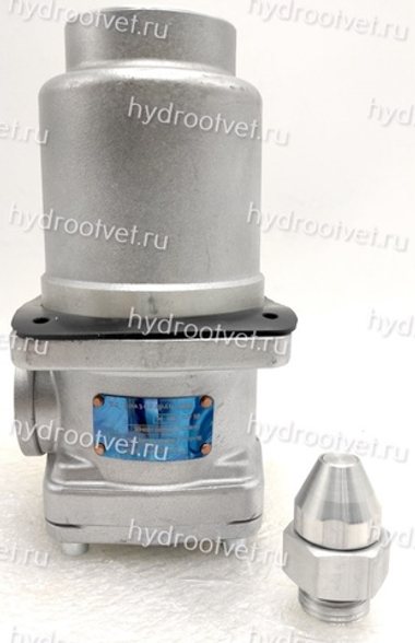 WKRFBN/HC60DC10B1.X AL - Сливной фильтр гидравлический одинарный модели RF с алюминиевым корпусом тонкость фильтрации 10 мкм, типоразмер 60, вид присоединения: резьба G3/4, материал корпуса - алюминий, рабочее давление до 25 бар, визуальный индикатор загрязнения