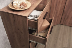 Комод высокий Nature 45, дуб табачный