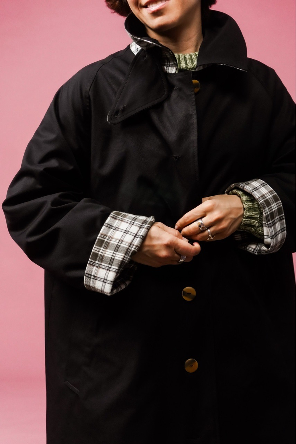 Плащ "Зое" Черный