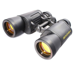 Бинокль БПЦс2 10x40 Байгыш, с рубиновым покрытием, обрезиненный, с сеткой - фото 1