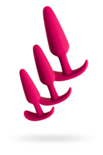 Набор анальных стимуляторов POPO PLEASURE (Цвет: розовый)