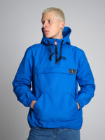 Анорак мужской без утеплителя васильковый Город Горький