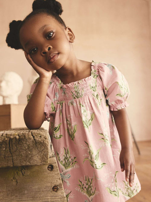 Платье для девочки Next E76-356, Розовый