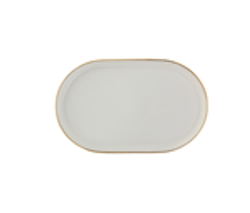 Блюдо овальное 18см CHOPIN GOLD