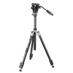 E-IMAGE TA604 PLUS Aluminum light weight tripod Штатив с видеоголовой c функцией монопода