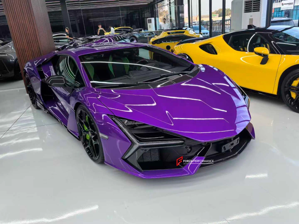 Карбоновая губа переднего бампера для LAMBORGHINI REVUELTO 2023+ Ламборгини