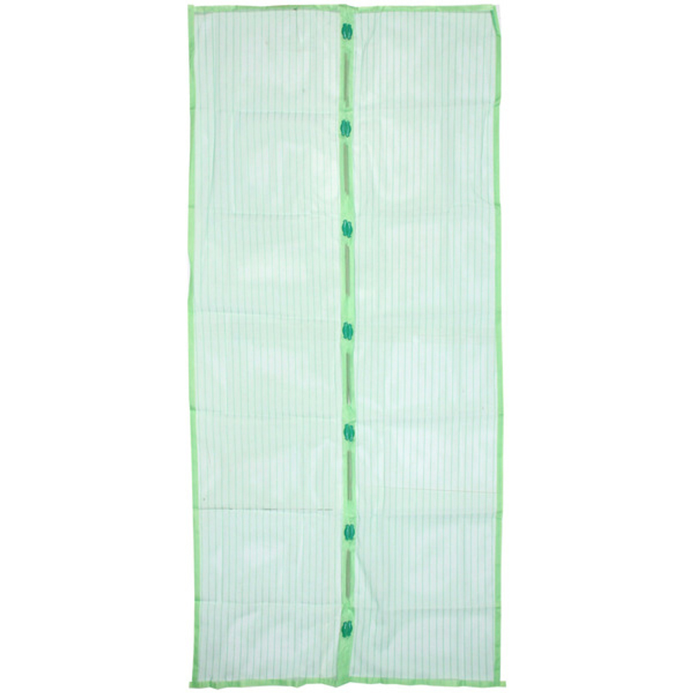 Сетка антимоскитная 100*210см дверная на магнитах "Элис" зеленая, ДоброСад