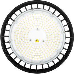 Светильник светодиодный подвесной ЭРА SPP-407-090-50K-200 200Вт 30000лм 5000K 80Ra Кп<5% КСС Г 90 градусов 5 лет IP65 | Светильники для высоких пролетов (хайбеи)