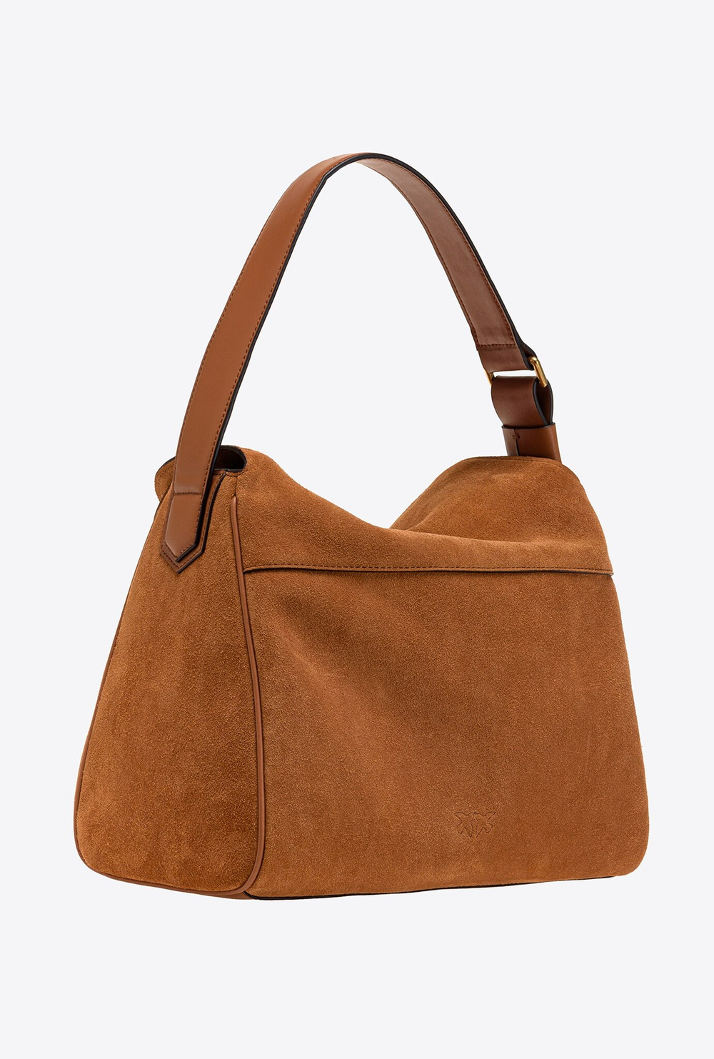 BIG LEAF BAG HOBO IN TUMBLED LEATHER