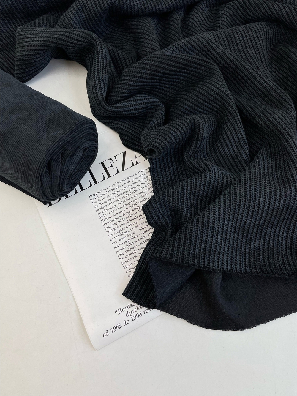 УГОЛЬ ВАРЕНКА - Вязка на стабилизирующем трикотаже (1226)