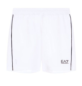 Мужские теннисные шорты EA7 Tennis Pro In Ventus7 - white/blue