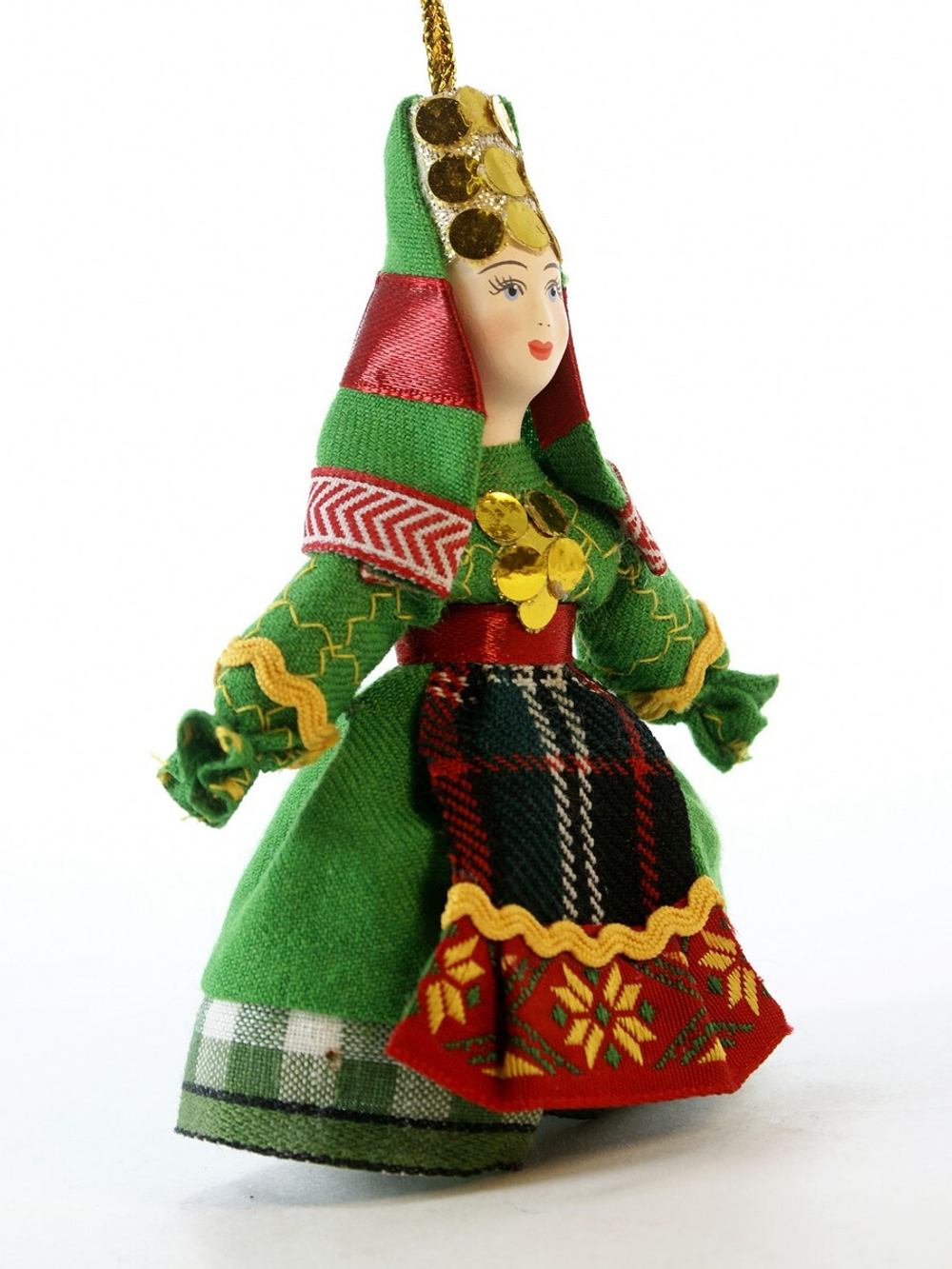 Кукла-подвеска в удмуртском женском костюме